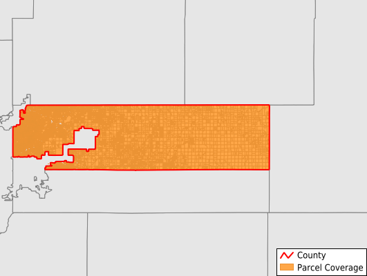 Adams County Colorado GIS Parcel Data Download Coverage