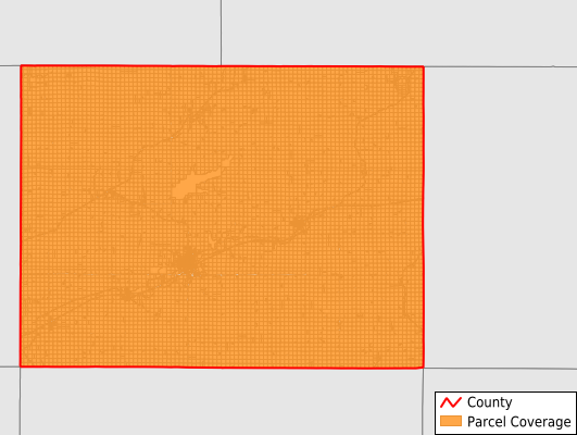 Adams County Iowa GIS Parcel Data Download Coverage