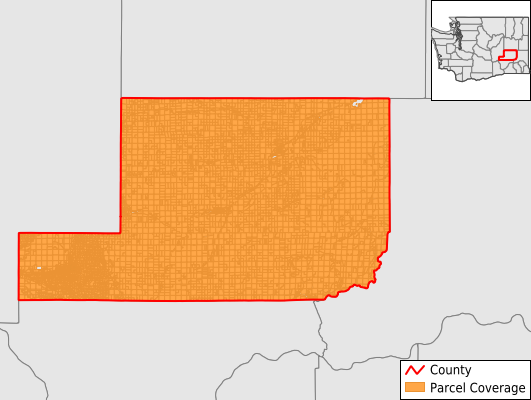 Adams County Washington GIS Parcel Data Download Coverage