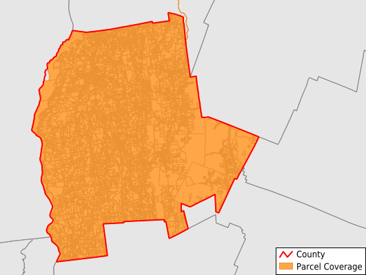 Addison County Vermont GIS Parcel Data Download Coverage