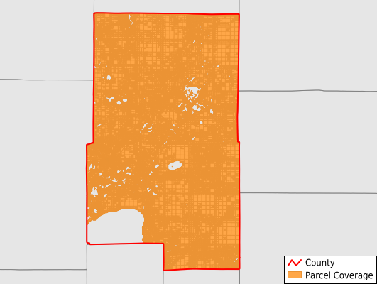 Aitkin County Minnesota GIS Parcel Data Download Coverage