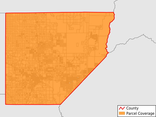 Alamosa County Colorado GIS Parcel Data Download Coverage