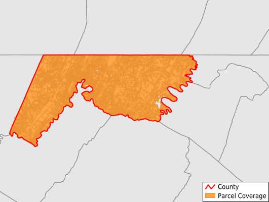 Allegany County Maryland GIS Parcel Data Download Coverage