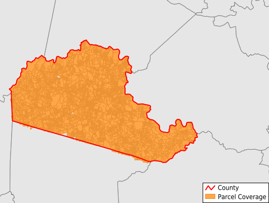 Amelia County Virginia GIS Parcel Data Download Coverage