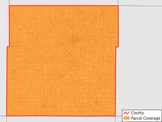 Anderson County Kansas GIS Parcel Data Download Coverage