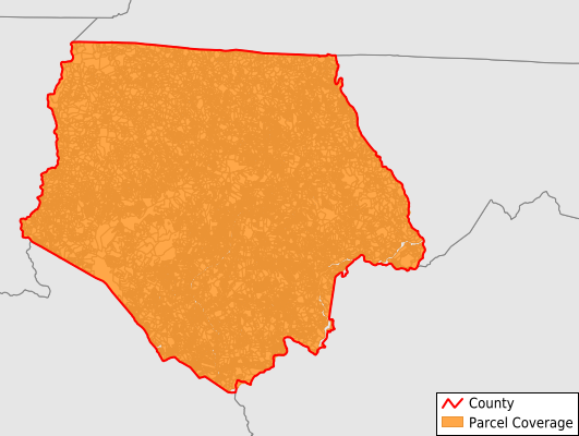 Ashe County North Carolina GIS Parcel Data Download Coverage