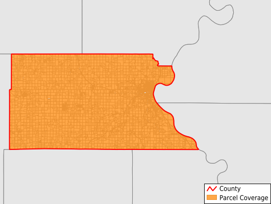 Atchison County Kansas GIS Parcel Data Download Coverage