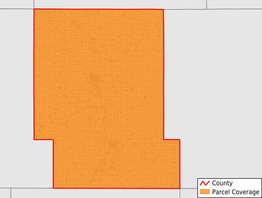 Audubon County Iowa GIS Parcel Data Download Coverage