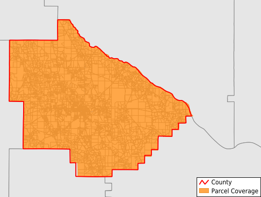 Bacon County Georgia GIS Parcel Data Download Coverage