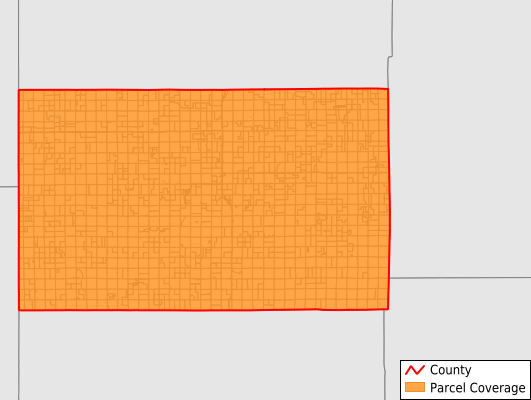 Banner County Nebraska GIS Parcel Data Download Coverage