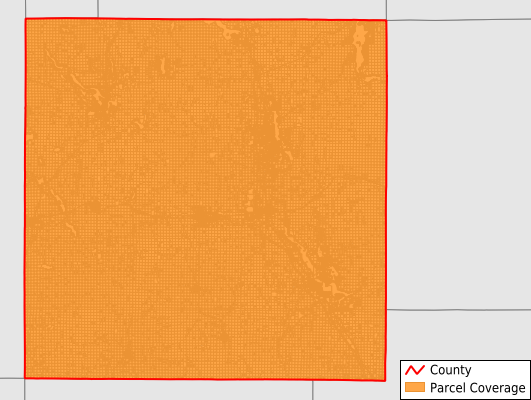 Barron County Wisconsin GIS Parcel Data Download Coverage
