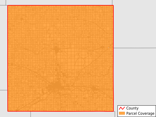 Barton County Kansas GIS Parcel Data Download Coverage