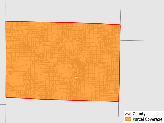 Barton County Missouri GIS Parcel Data Download Coverage