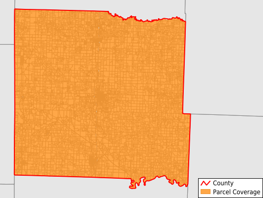 Bates County Missouri GIS Parcel Data Download Coverage