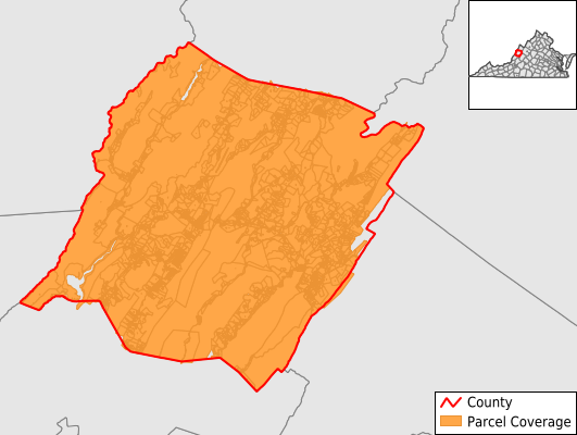 Bath County Virginia GIS Parcel Data Download Coverage
