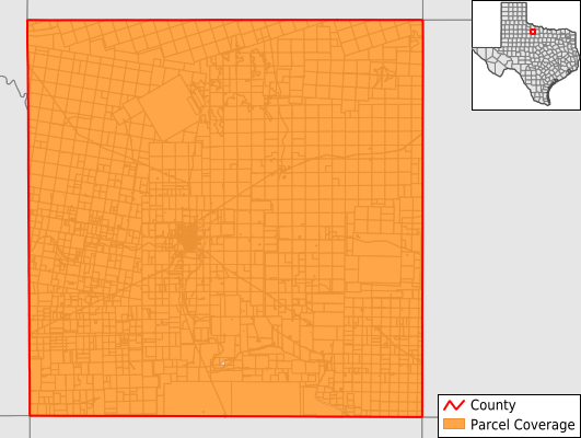 Baylor County Texas GIS Parcel Data Download Coverage