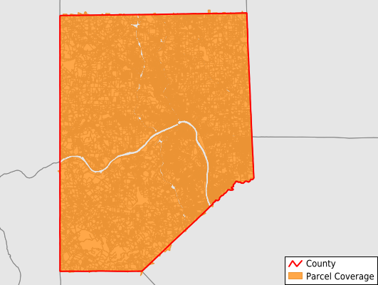 Beaver County Pa Parcel Data Coverage Map 
