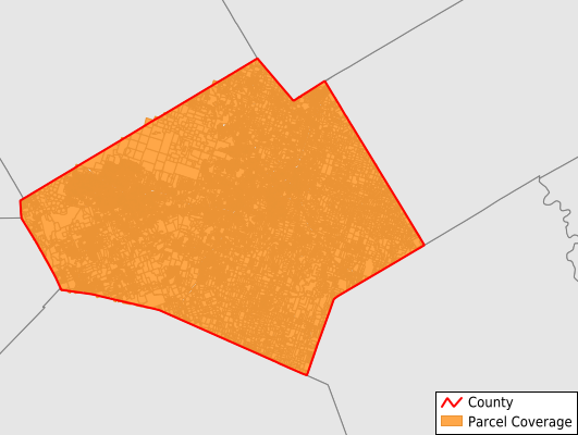 Bell County Texas GIS Parcel Data Download Coverage