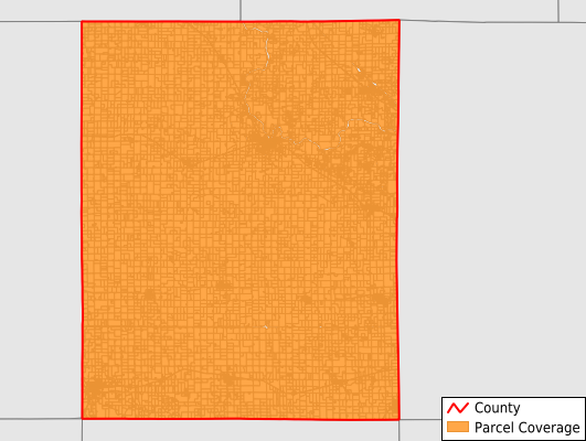 Benton County Iowa GIS Parcel Data Download Coverage