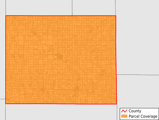 Benton County Indiana GIS Parcel Data Download Coverage