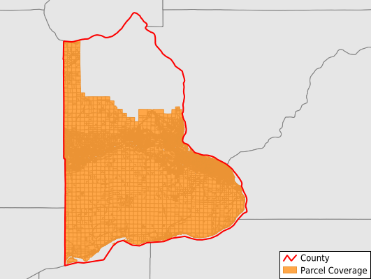 Benton County Washington GIS Parcel Data Download Coverage