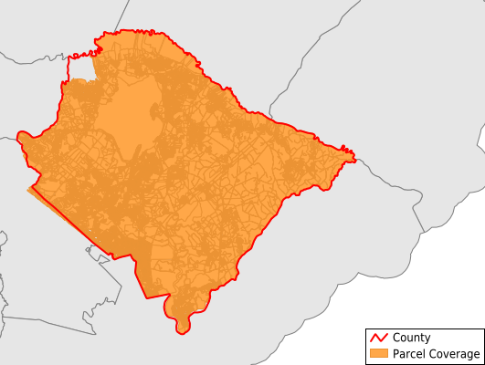 Berkeley County South Carolina GIS Parcel Data Download Coverage