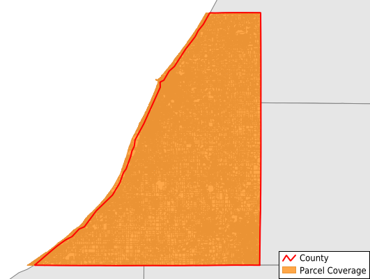 Berrien County Michigan GIS Parcel Data Download Coverage
