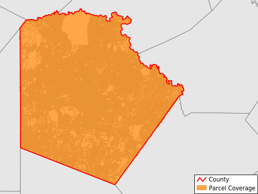 Bexar County Texas GIS Parcel Data Download Coverage