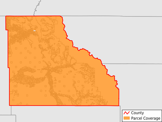 Big Horn County Wyoming GIS Parcel Data Download Coverage