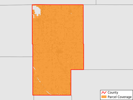Blaine County Oklahoma GIS Parcel Data Download Coverage