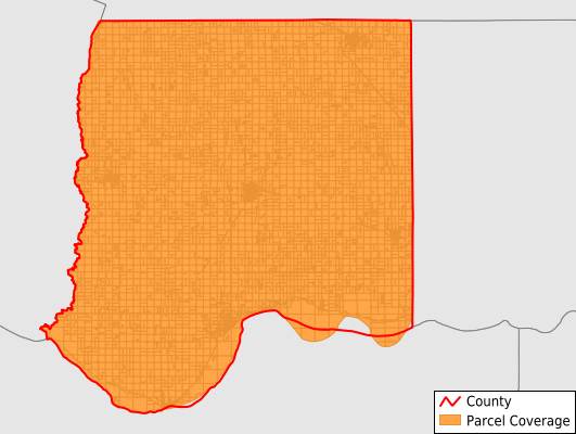Bon Homme County South Dakota GIS Parcel Data Download Coverage