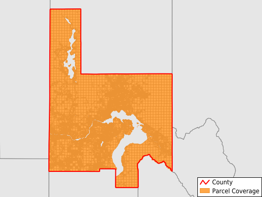 Bonner County Idaho GIS Parcel Data Download Coverage