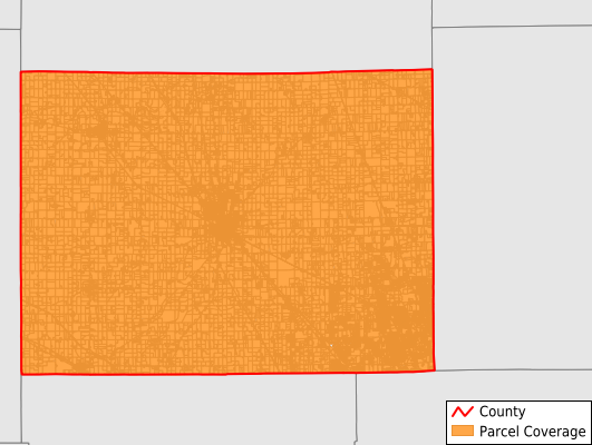 Boone County Indiana GIS Parcel Data Download Coverage