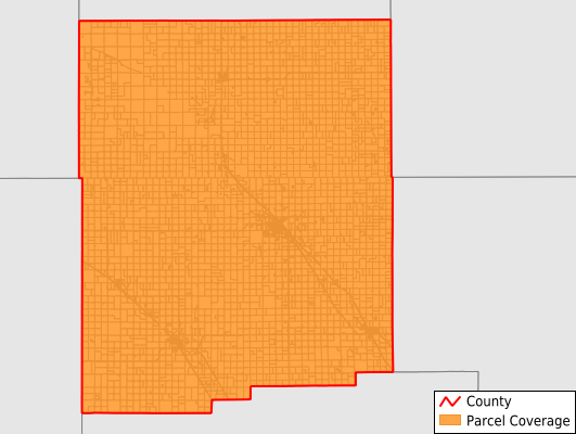 Boone County Nebraska GIS Parcel Data Download Coverage