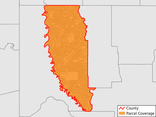 Bossier Parish Louisiana GIS Parcel Data Download Coverage