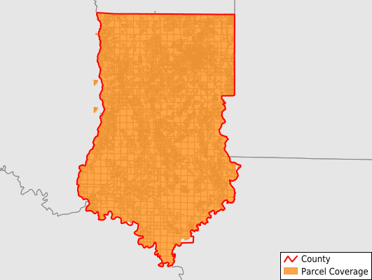 Bradley County Arkansas GIS Parcel Data Download Coverage