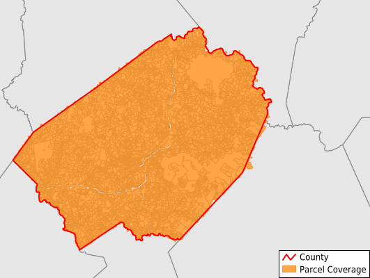 Braxton County West Virginia GIS Parcel Data Download Coverage