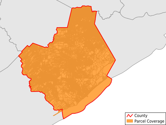 Brazoria County Texas GIS Parcel Data Download Coverage