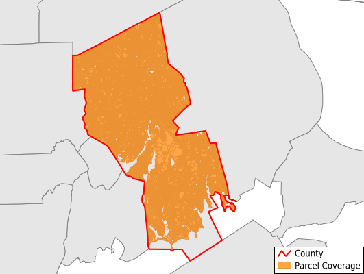 Bristol County Massachusetts GIS Parcel Data Download Coverage