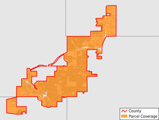 Broomfield County Colorado GIS Parcel Data Download Coverage