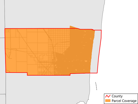 Broward County Florida GIS Parcel Data Download Coverage