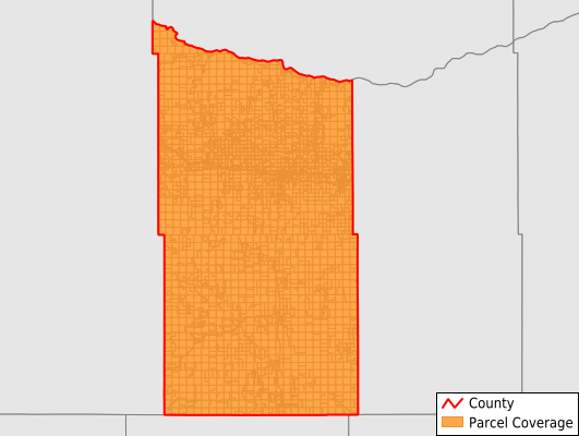 Brown County Nebraska GIS Parcel Data Download Coverage