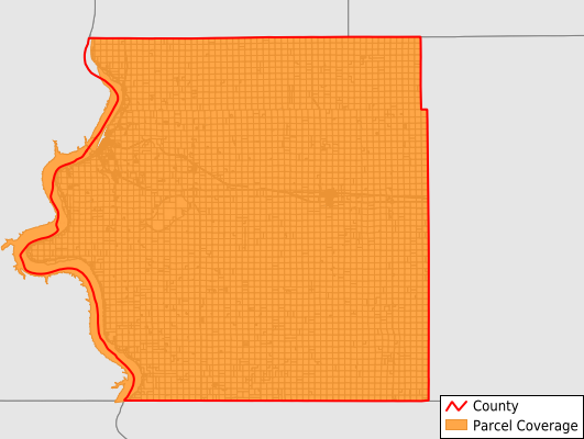Brule County South Dakota GIS Parcel Data Download Coverage