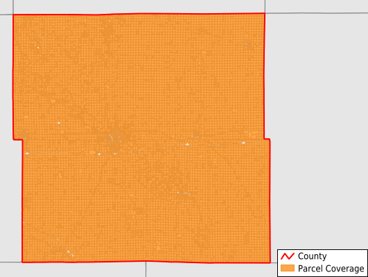 Buchanan County Iowa GIS Parcel Data Download Coverage