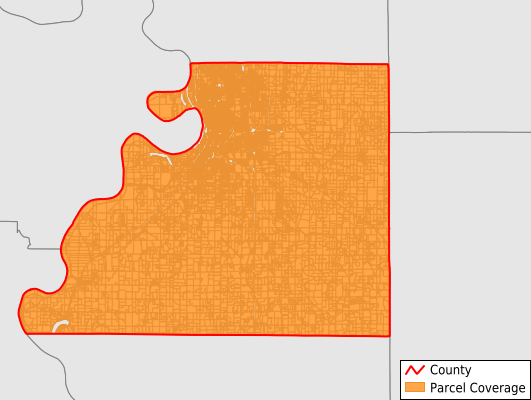 Buchanan County Missouri GIS Parcel Data Download Coverage