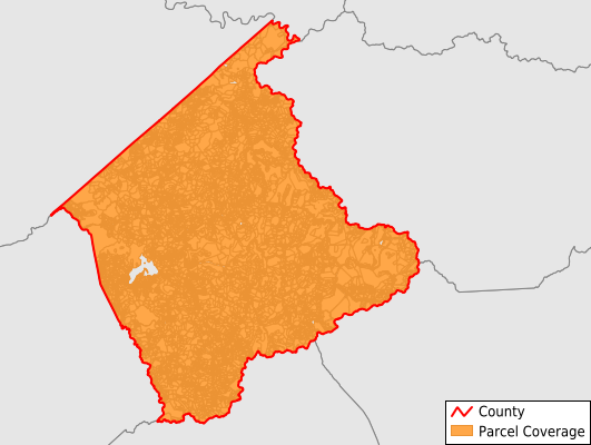 Buchanan County Virginia GIS Parcel Data Download Coverage