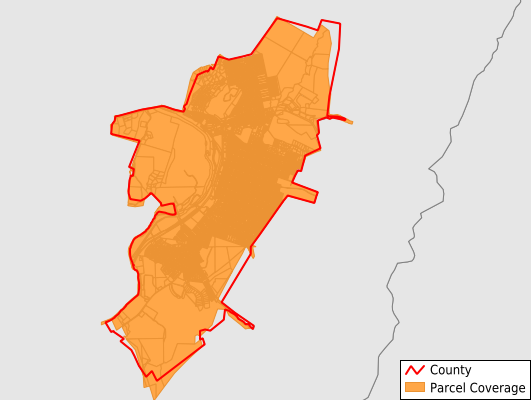 Buena Vista City Virginia GIS Parcel Data Download Coverage