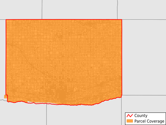 Buffalo County Nebraska GIS Parcel Data Download Coverage