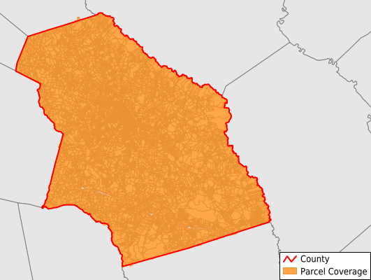 Bulloch County Georgia GIS Parcel Data Download Coverage