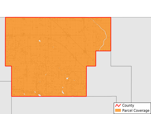 Burke County North Dakota GIS Parcel Data Download Coverage